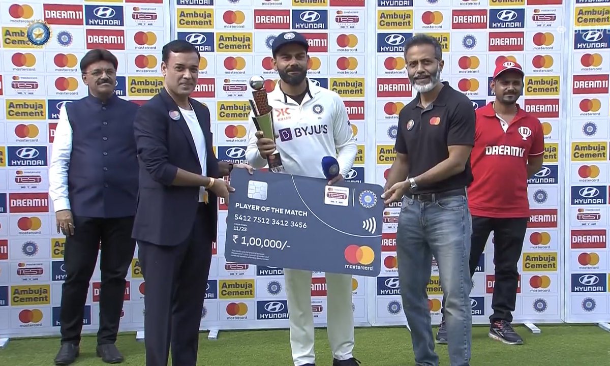 BluntIndianGal's tweet photo. Virat Kohli becomes the only player in history of cricket to win 10 or more MOTMS in each format of the game. https://t.co/ebWCFKqr5X