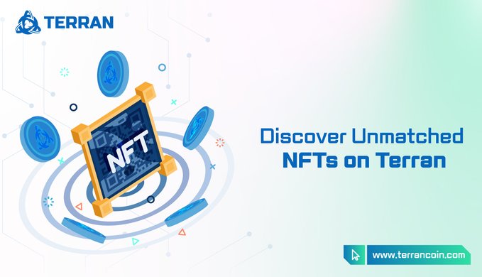 TerrancoinNFT's tweet photo. Need an #NFT that makes you stand out from the crowd? Check out #Terran's NFT marketplace. Our extraordinary marketplace offers investors and #collectors exclusive digital assets.

✅Visit: https://t.co/6Z8hvTZ7qh

#Terranchain #TerranCoin #TRR #nftmarketplace #fintech https://t.co/1dpYgpHs2t