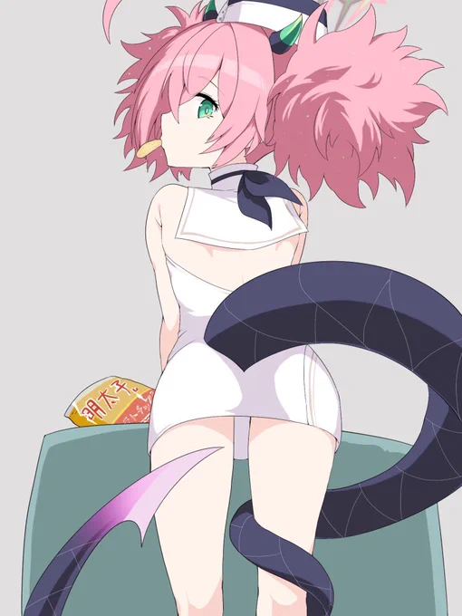 モモカ…もっとしっぽ見せて…#ブルアカ 