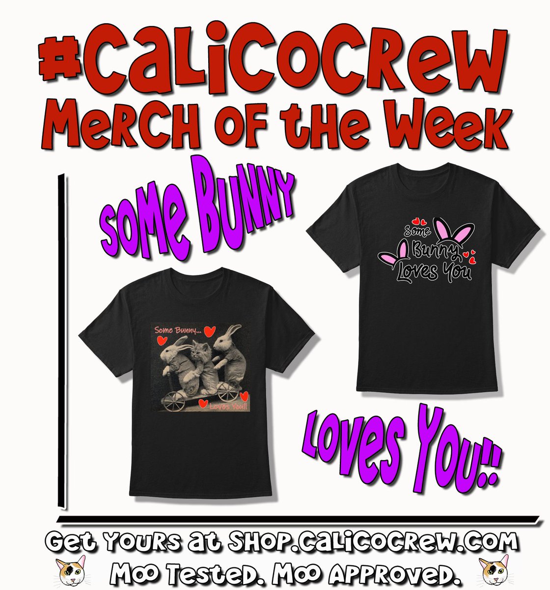 CalicoCrew1's tweet photo. New Easter Merch is now in the #CalicoCrew shop. Head to https://t.co/XNB2zwS7XZ &amp; get yours today. 

Use code CALICO10 at checkout for 10% off your total order. 

#CatsOfTwitter #PetsOfTwitter #DogsOnTwitter #BeKind https://t.co/Eaylknvlu0