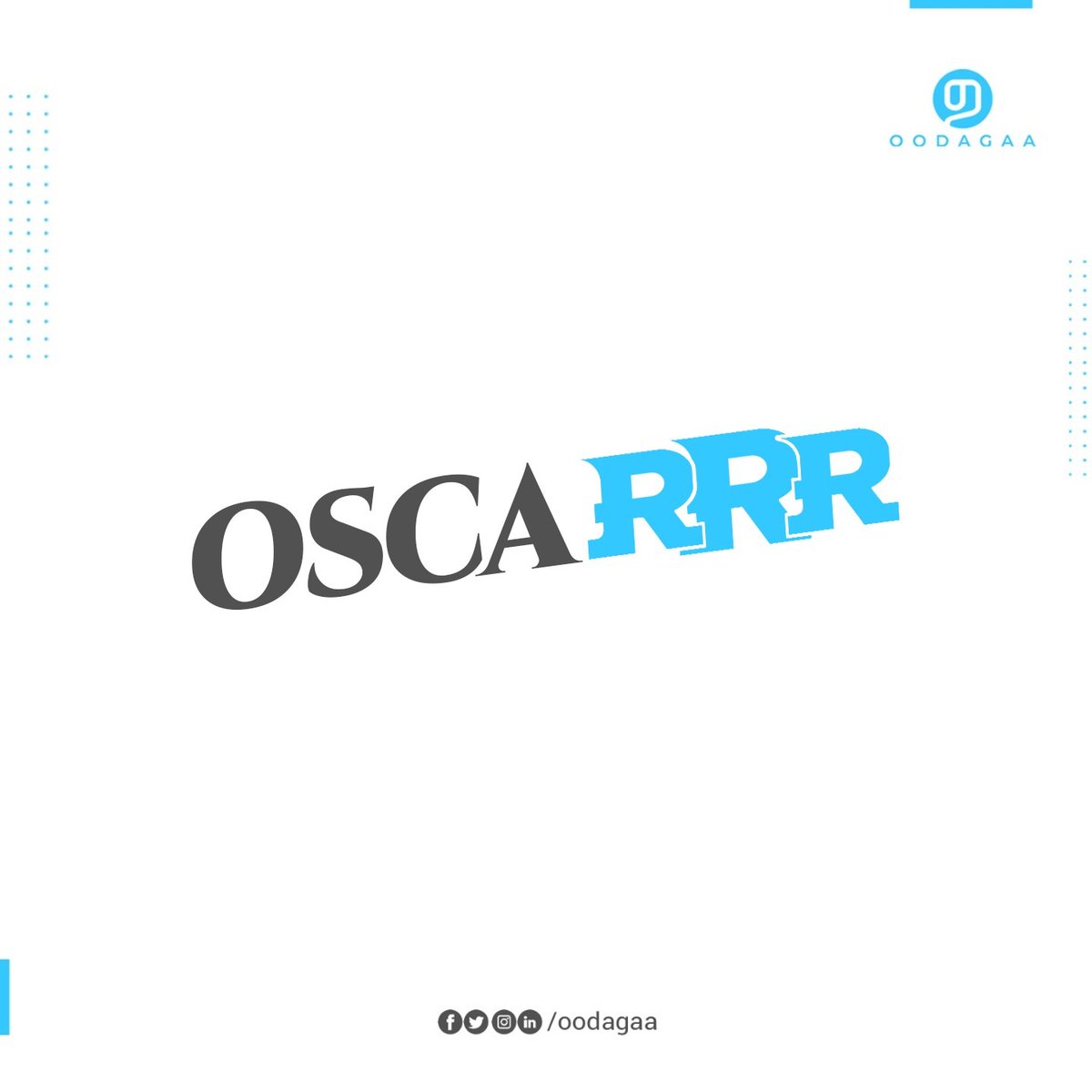 RRR has conquered the OscaRRR! Congratulations to the cast and crew on this legendary win. @mmkeeravaani @boselyricist @ssrajamouli #RRR #Oscar #Oscar2023 @RRRMovie #NaatuNaatu