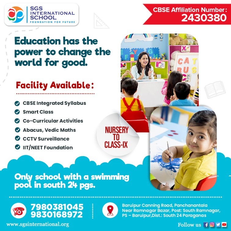 sgsintschool's tweet photo. We, at SGS International School, ensure that children learn and understand the true meaning of Education in an interesting and joyous manner. 🔡👩🏻‍🏫🧑🏻‍🏫📚

✅𝐀𝐝𝐦𝐢𝐬𝐬𝐢𝐨𝐧 𝐢𝐬 𝐠𝐨𝐢𝐧𝐠 𝐨𝐧 𝐟𝐨𝐫 𝟐𝟎𝟐𝟑.
📲𝐂𝐨𝐧𝐭𝐚𝐜𝐭 👉🏻𝟕𝟗𝟖𝟎𝟑𝟖𝟏𝟎𝟒𝟓 | 𝟗𝟖𝟑𝟎𝟏𝟔𝟖𝟗𝟕𝟐 https://t.co/p8A1jPIyqx