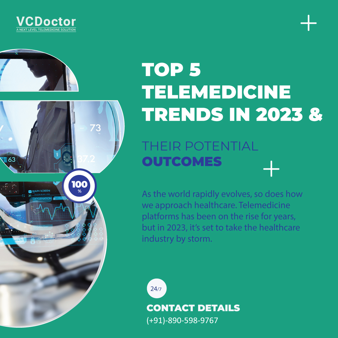 vc_doctor's tweet photo. Top 5 Telemedicine Trends In 2023 & Their Potential Outcomes
As the world rapidly evolves, so does how we approach healthcare.
Read More: https://t.co/ffsI6J7vES
#telemedicinetrends #telemedicine #telehealth #telemedicinesoftware #doctors #patient #hospitals #vcdoctor https://t.co/spMgujOiKe