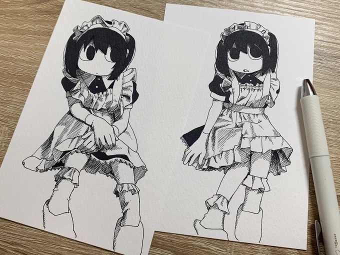 写真見ながら一発描きメイド 2 