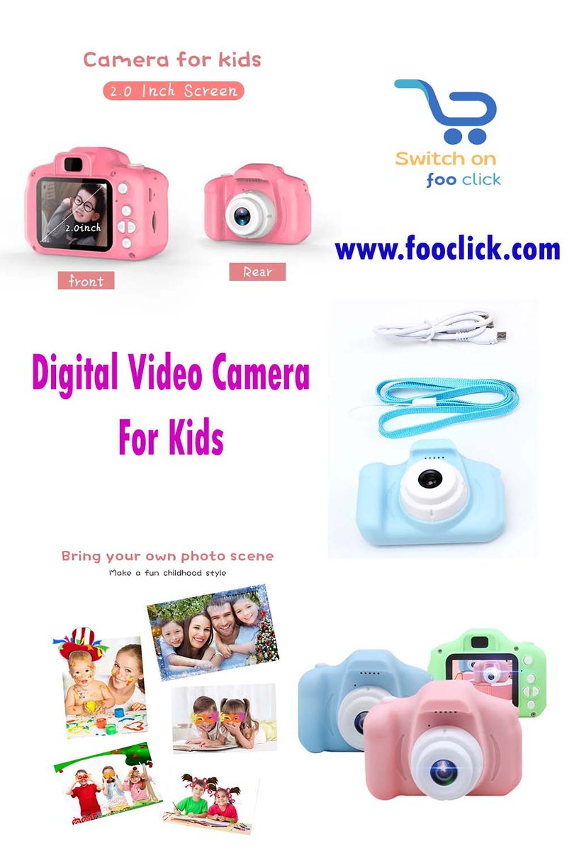 FooClick1's tweet image. Foo click is the leading online ecommerce store. You are just a click away from right product. 2.0 Inch HD Screen Digital Video Camera For Kids 720
fooclick.com/product/2-0-in…
#2InchHDScreenVideo #childrencamera 
#digitalScreenVideoCamera 
#DigitalVideoCameraForKids 
#Display2inchHD