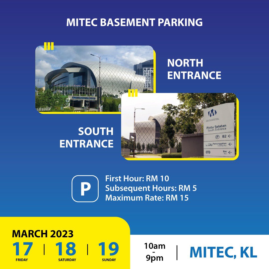 ahmed47322's tweet image. سيحدث باذن الله في نهاية هذا الأسبوع 
معرض السياحة وعروض السفر والاستجمام والانشطة 
فيما يلي بعض خيارات وقوف السيارات المتاحة لك بالإضافة إلى نقاط خدمة النقل المكوكية
مكان جديد هذه المرة ، وهو أكبر وأفضل!

#MattaFair2023 #MattaFair #JomCuti #KrazyMATTADeals