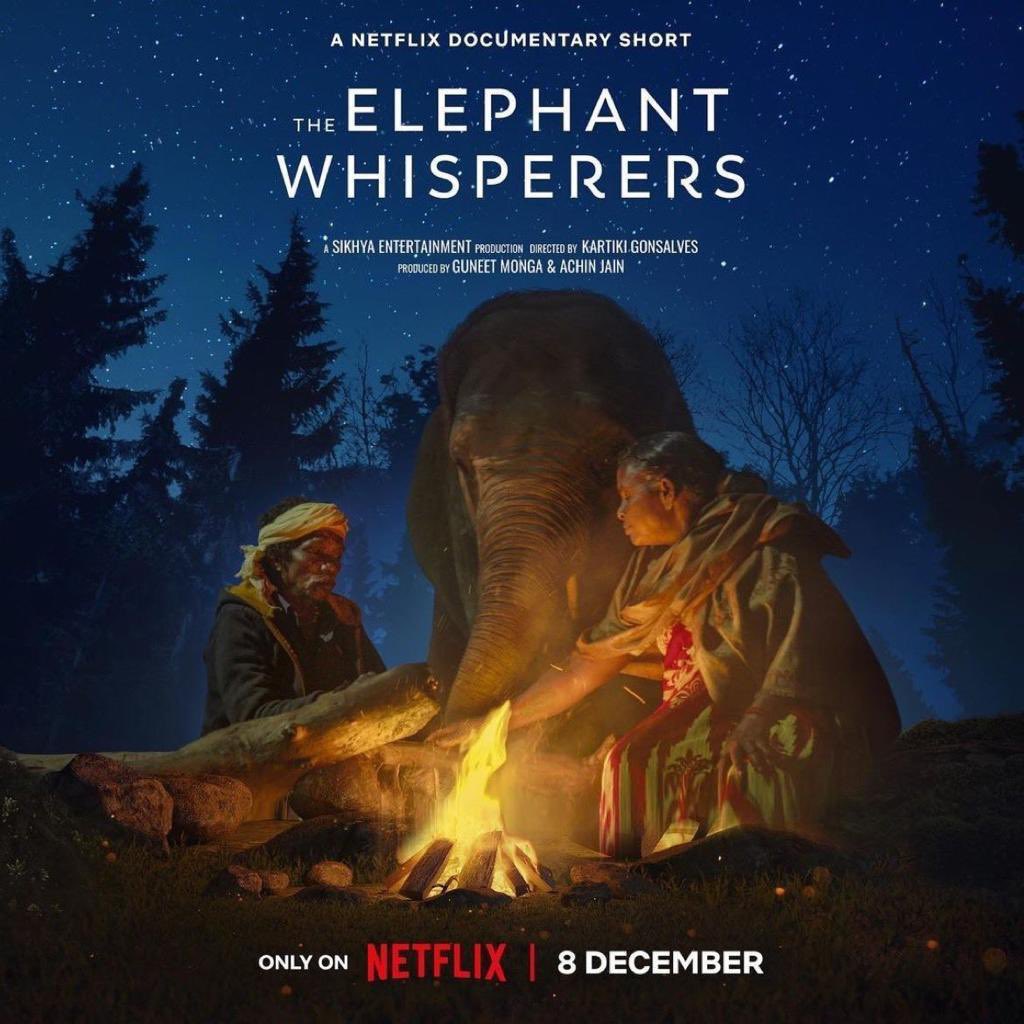 RojaSelvamaniRK's tweet photo. Raghu &amp; Ammu 🐘 your whisper just got us an #Oscars congratulations @guneetm  @EarthSpectrum for winning the best short documentary for such a beautiful documentary #elephantwhisperer 🐘 https://t.co/JjisfMF2X2