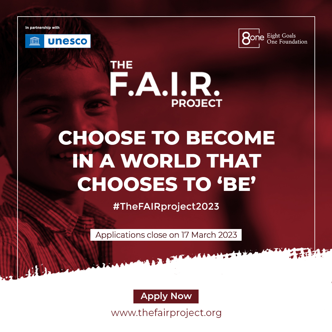 8oneFoundation's tweet photo. Just 4 days left!
Applications are open for motivated, open-minded individuals driven by their inquisitiveness &amp; the willingness to learn &amp; lead.
Apply to become a Changemaker. 
Applications close at 11:59 PM on 17th March 2023.
#8one #unesconewdelhi #TheFAIRproject2023 #applynow https://t.co/IiYL42KbTY