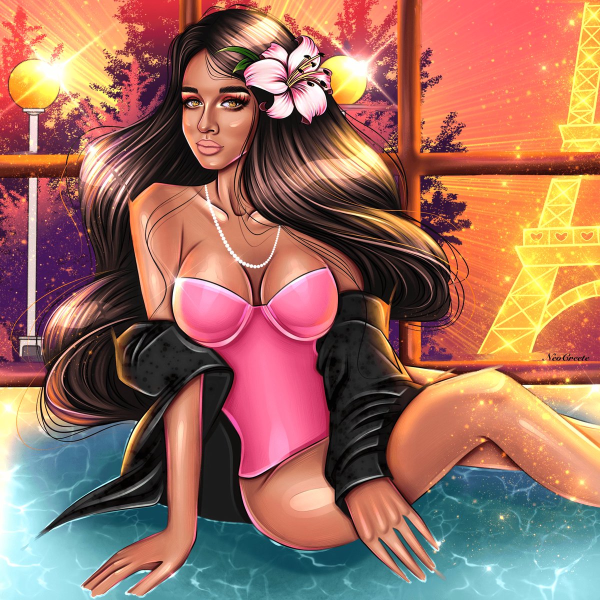 opensea.io/collection/pin…

I can't believe it, but there are only 2 illustrations left from the collection of "self-portraits" and they will all be sold out🙈😭😍

Pink lilies - 0.07 eth 

Once in Paris  - 0.05 eth