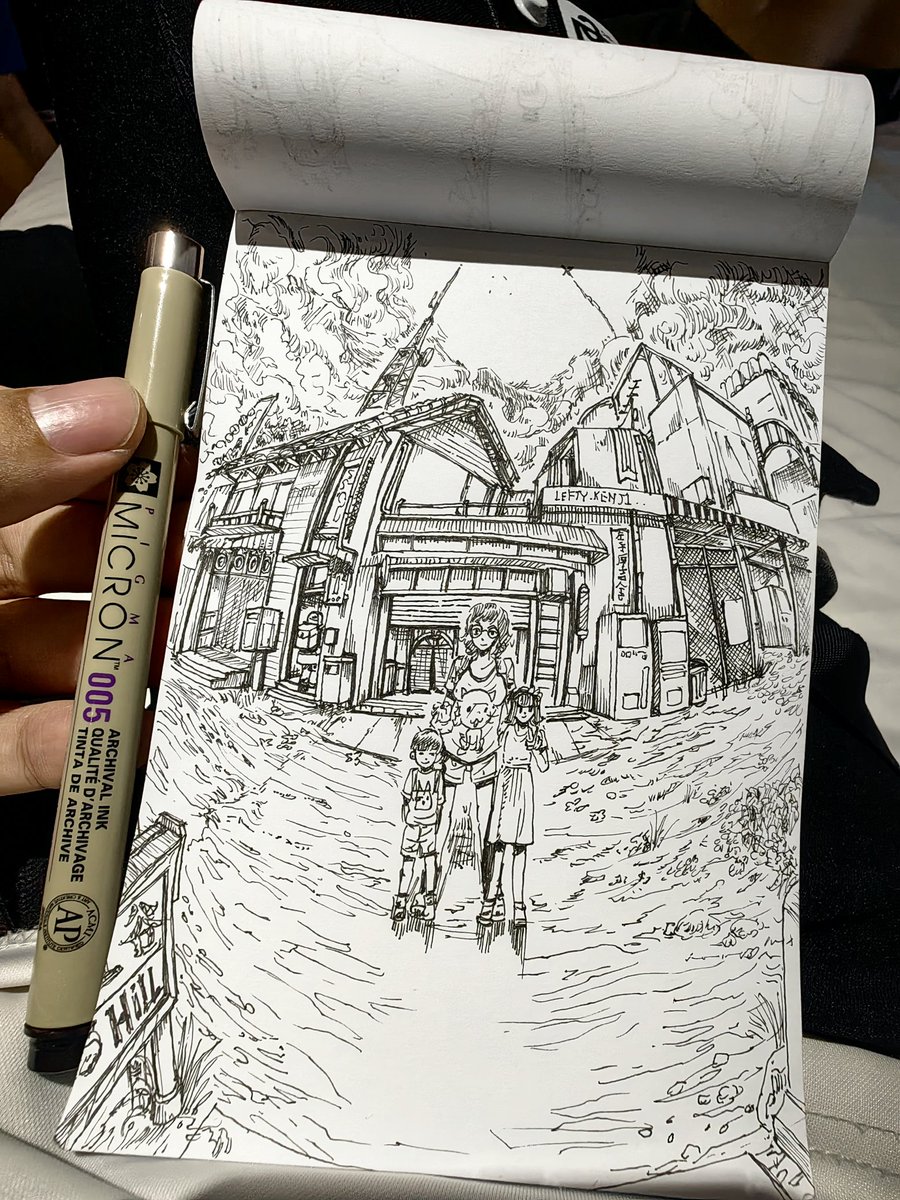 KenjiLefty's tweet photo. 終於有時間畫完它~累，繼續睡覺休息去~

#想象構圖 https://t.co/hWi4Q7qxkP