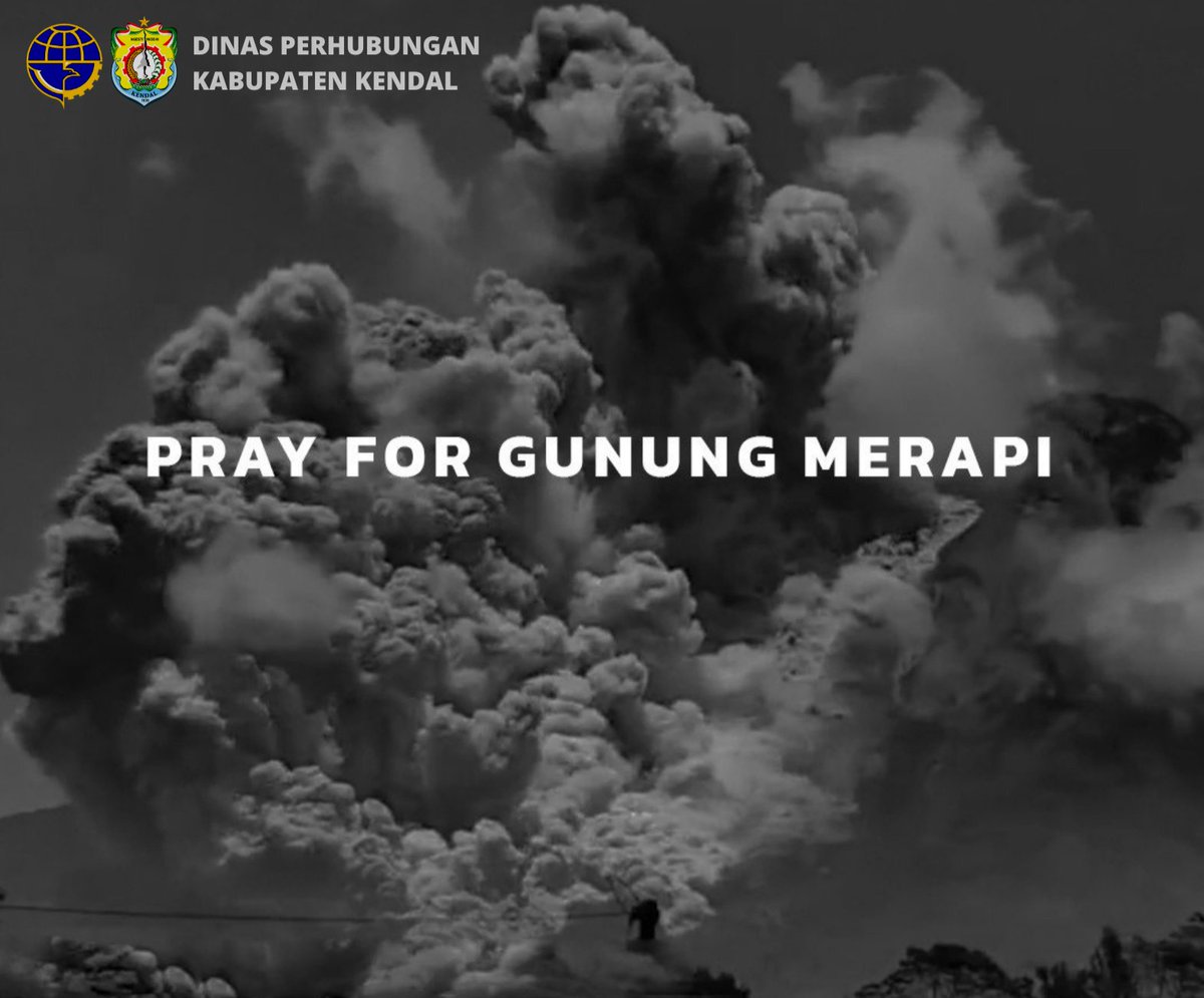 dishubkendal's tweet photo. Turut berduka cita yang sedalam-dalamnya atas terjadinya erupsi Gunung Merapi, segenap doa disampaikan dan semoga keselamatan, kesabaran dan ketabahan dalam menghadapi cobaan ini.
#PrayForMerapi
#DishubKendal https://t.co/XQhqOLk46G
