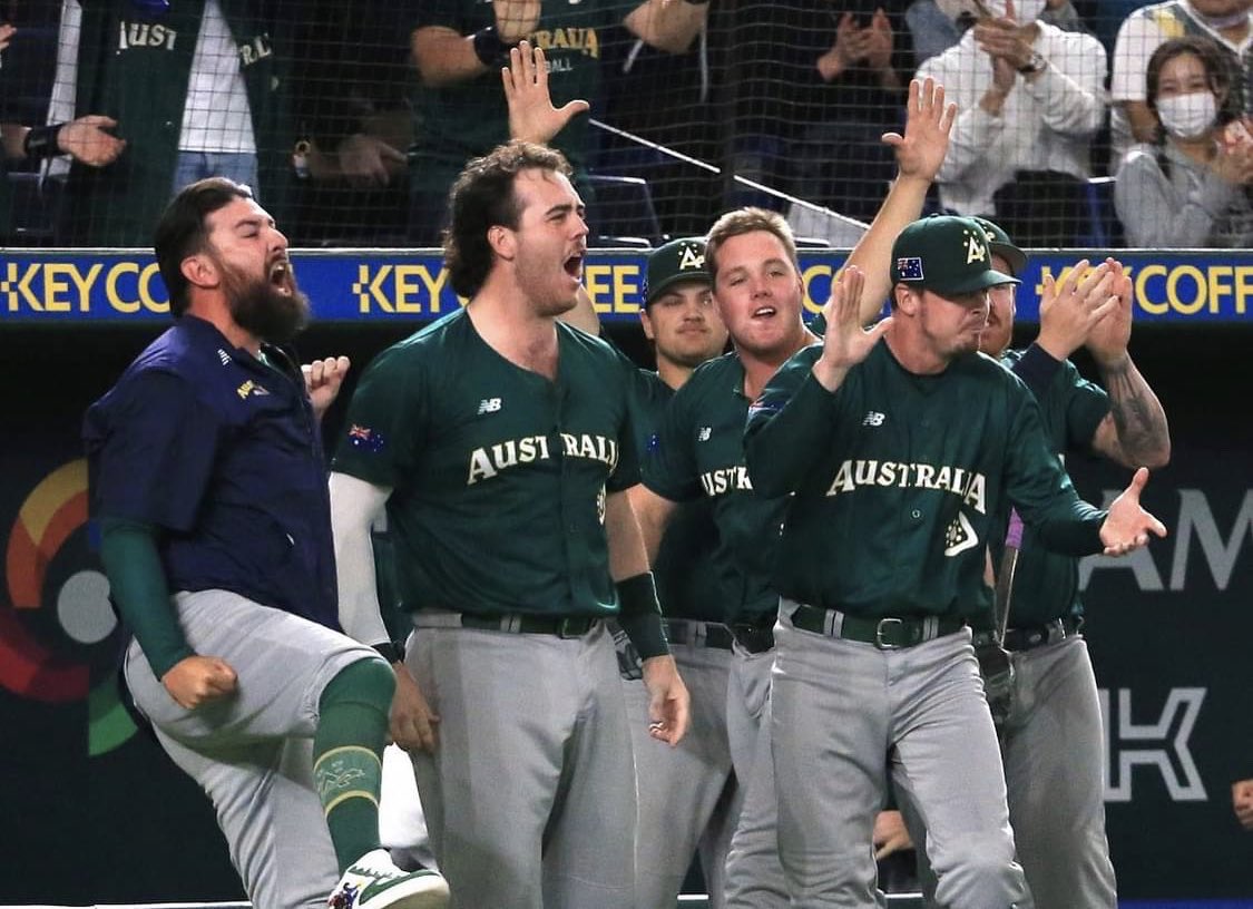 Australian Baseball is on the map!!! Watch out world - here comes <a href="/TeamAusBaseball/">Team Australia ⚾️</a> #quarters #history