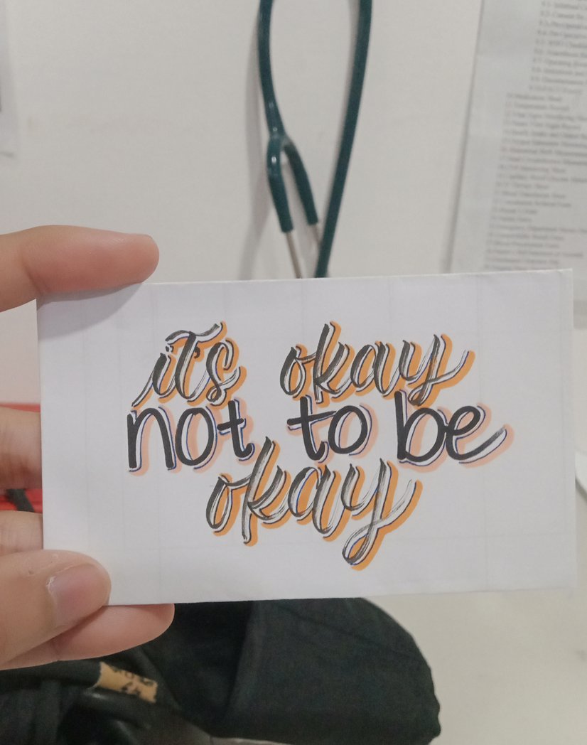 iskkemic's tweet photo. it's okay not to be okay. you're not loosing anything for being vulnerable sometimes. take a breath and do things at your own pace! 🍃

#KTalks https://t.co/wMeD4drjzc