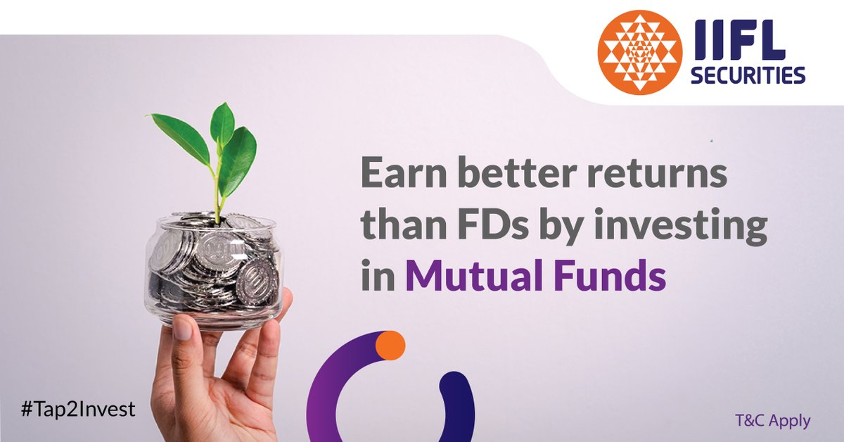 iiflcapital's tweet photo. Looking to earn more returns? Invest in Mutual Funds with #IIFLSecurities to get more returns than FDs! #MutualFunds #Tap2Invest
Open FREE Demat Account:https://t.co/Dd0Iu3Z1iK
Download IIFL Markets App: https://t.co/Ef0v05OqQ3 https://t.co/ZdDDXQCZu6