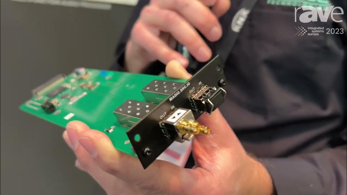 ISE 2023: DirectOut Technologies shows MADI2.SFP.io Hardware Module

bit.ly/3YH6Hby
