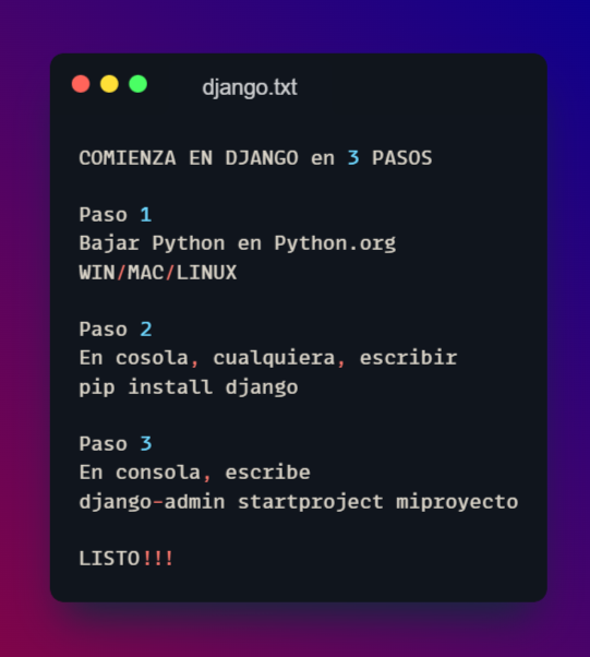 blogos47's tweet image. Comienza con #django en menos de 60 segundos! #djangoproject
#python