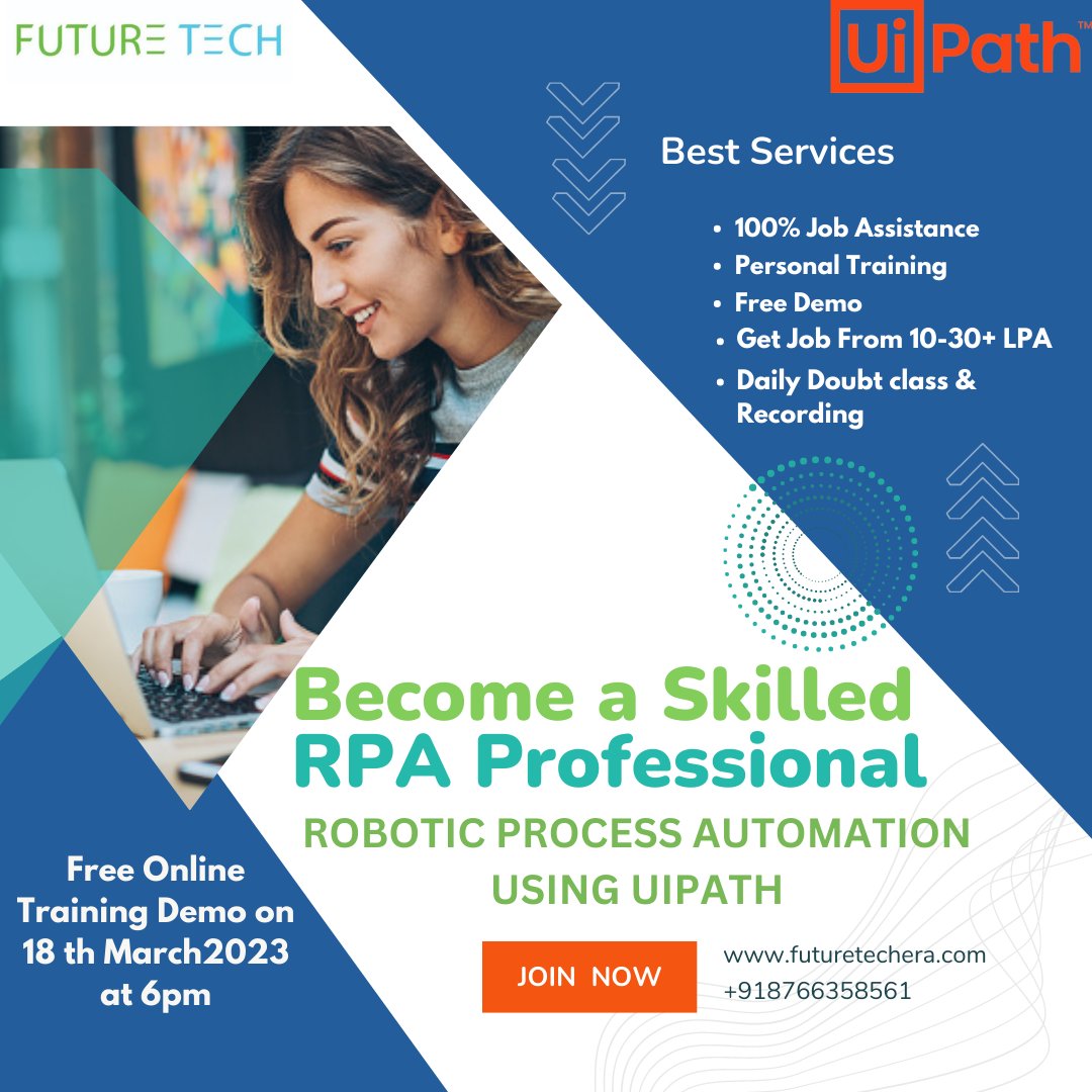 futureteckera's tweet photo. Are you ready for career transformation in #RPA #uipath ?
Whatsapp-https://t.co/UbADySZbqd
All event https://t.co/nsbquITo4K
#careeropportunities #career #transformation #rpa #event #RPAUiPath #uipath #rpadevloper #rpajobs
#UiPathJobs #UiPathdevloper #UiPathjobs https://t.co/EBa3gfHqW2