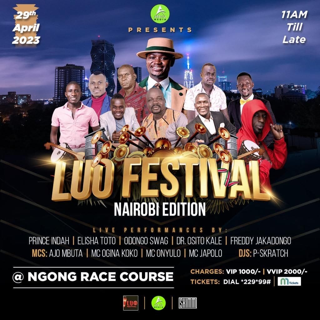 Attention all our learned colleagues &amp; dignitaries,THE LUO FESTIVAL IS BACK! Date, venue &amp; line up is CONFIRMED! 
Prepare your regalia,get your tickets and be ready for an extraterrestrial experience on 29th April!
EVERYONE IS A VIP!
Dial *229*99# for tickets.
#LuoFestival