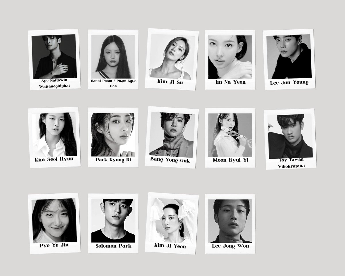 moonbyeolyi's tweet photo. ✉️ to: @bangyongguuk @KYUNGRlE @taytawatn @oosolebb @yjiiinp @nnaittawin @wornjong @nayoeon @KIMNBONA @seolhyunikim @junyouhng @lomonspark @hanniwjns 

Here's the order that you guys asked 😙. https://t.co/YFX8By7fon