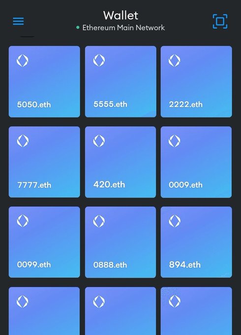 This thread is to flex or shill your ENS. Me first:

(This is one of my wallets, what about you?) #ensdomains