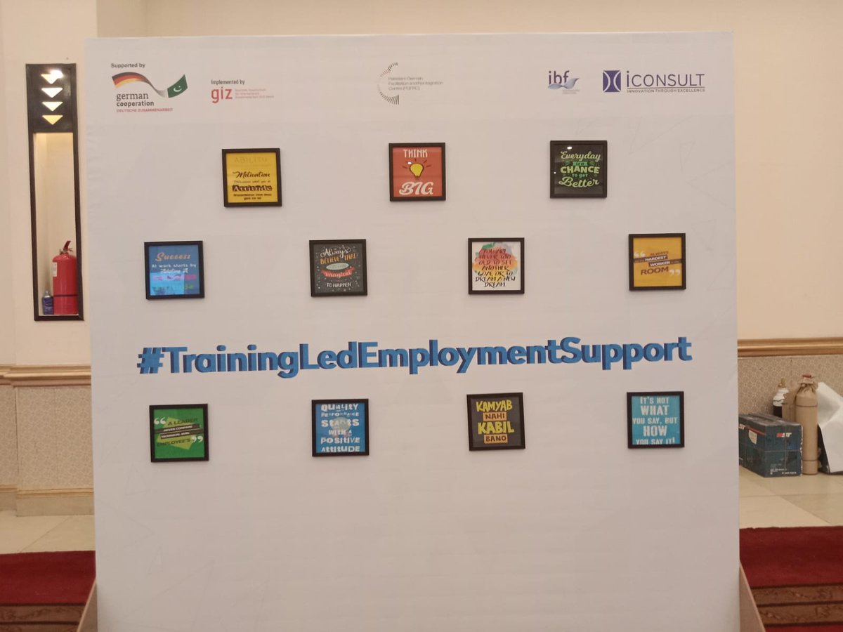 SAPComms's tweet photo. #HappeningRightNow
Toolkit Distribution Ceremony happening right now in Lahore under Training Led Employment Support, Programme Migration for Development III 
#TrainingLedEmploymentSupport
#ibfInternationalConsulting #traineeships #internships #giz #iconsult 
#ToolkitDistribution https://t.co/X0IW7qOJFR
