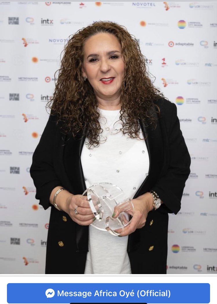 Congratulations @SoniaBassey1 awarded the lifetime Achievement Award - Liverpool City Region Culture & Creativity Awards at the weekend- Shakespeare North Playhouse,
#AfricaOye #Culture #Creativity #LiverpoolCityRegion photo @wesley_storey #hardworkdaysoff #proud #friend