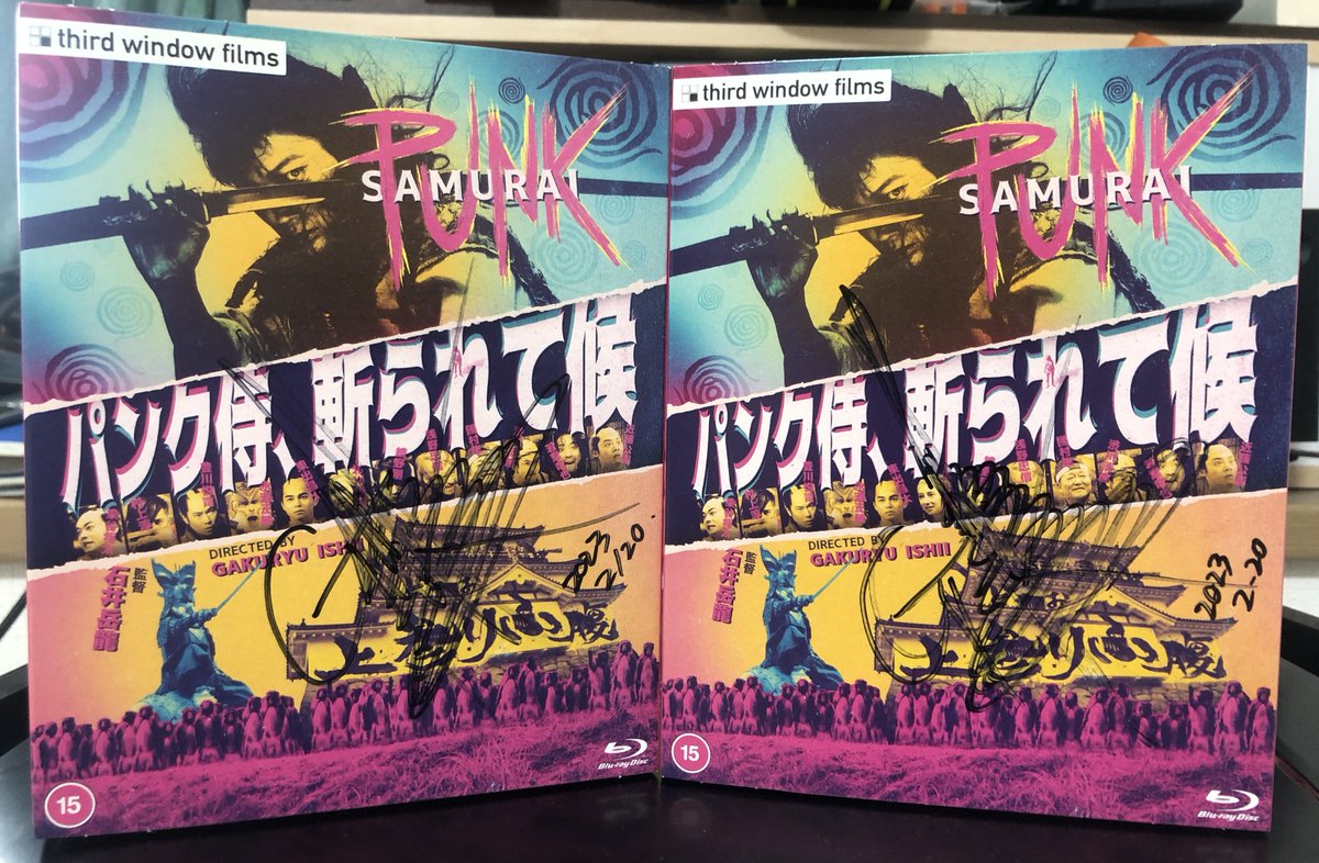 thirdwindow's tweet photo. Ep 17 of the Third Window &amp; @BenjyBox #Podcast is now live: https://t.co/PoKZPCcwVj
This month is on @asano_tadanobu &amp; @GakuryuIshii
#Competition For the chance to win a bluray of PUNK SAMURAI signed by director ISHII himself RETWEET this!
2 winners picked on Mar 27! https://t.co/B0iQ9YDw1E