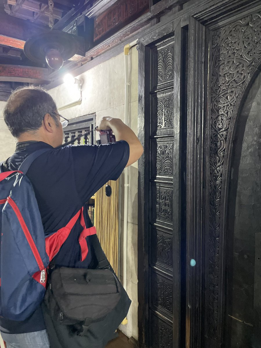 HeritageMv's tweet photo. The Delegation from Ocean Policy Research Institute, Senior Research Fellow Mr. Masanori Kobayashi and Executive board member of Women &amp; Democracy Uz. Mohamed Nazeel, visited The Malé’ Friday Mosque, Kalhuvakaru Mosque and The National Museum today. 
@OPRI_SPF @NatMuseumMV https://t.co/S6rNoqd0fy