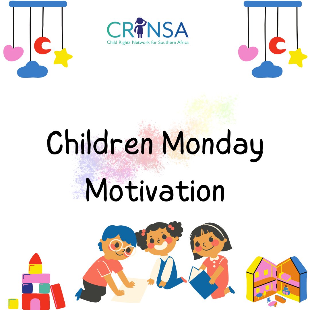 SA_CRN's tweet photo. “Children are more than we think they are they can do more than we think they can do. All they need is a vote of confidence from grownups, whom they will ultimately replace anyway. Their dream today will become the realities of tomorrow.”

#crnsa
#SADC
#MondayMotivation https://t.co/SHVnkZxi8v