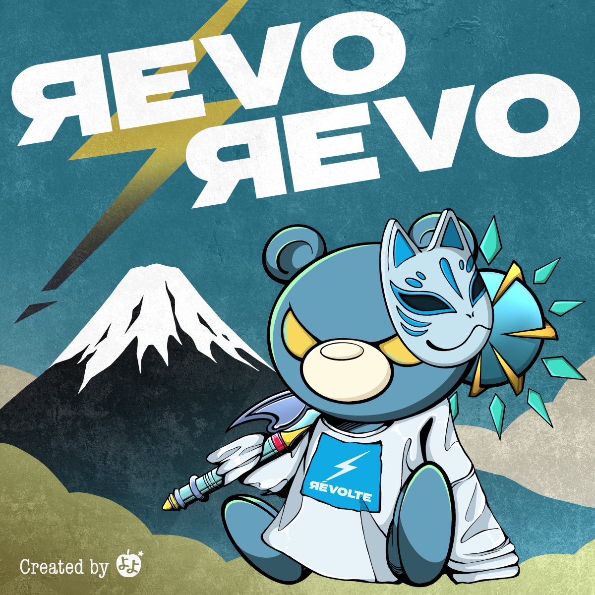 ddotaek's tweet photo. In nowadays, when I look at nft world, I realized that a new project is coming from Japan. @revolte_jp it really looks alpha. The art looks really unique but more importantly, they create a really strong community. it is also backed by @Sumihaneko so i will keep my eye on 👀🔥 https://t.co/QDbry3NKCc