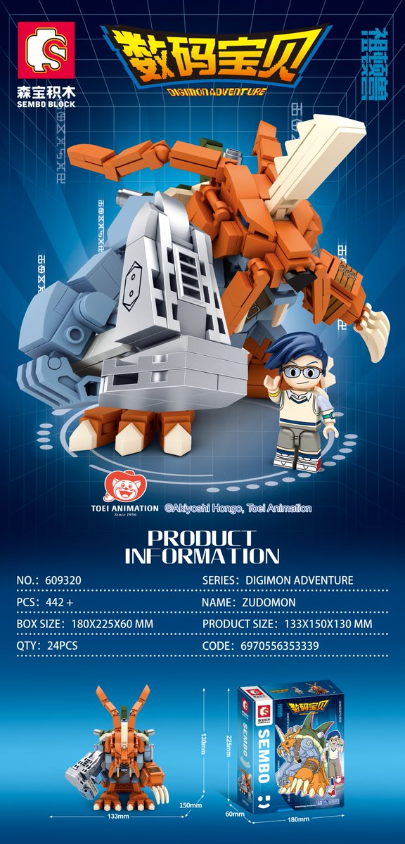 SEMBOBLOCK's tweet photo. 🔥SEMBO BLOCK&amp;DIGIMON ADVENTURE jointly produced!
🤖Digimon Building Blocks update Garudamon, Were Garurumon, Metal Greymon, and Zudomon in this issue~
👉What other complete bodies do you want to see, tell SEMBO in the comment area!
#sembo #toy #building #b2b #buildingblocks #boy https://t.co/fG5izVtRlE