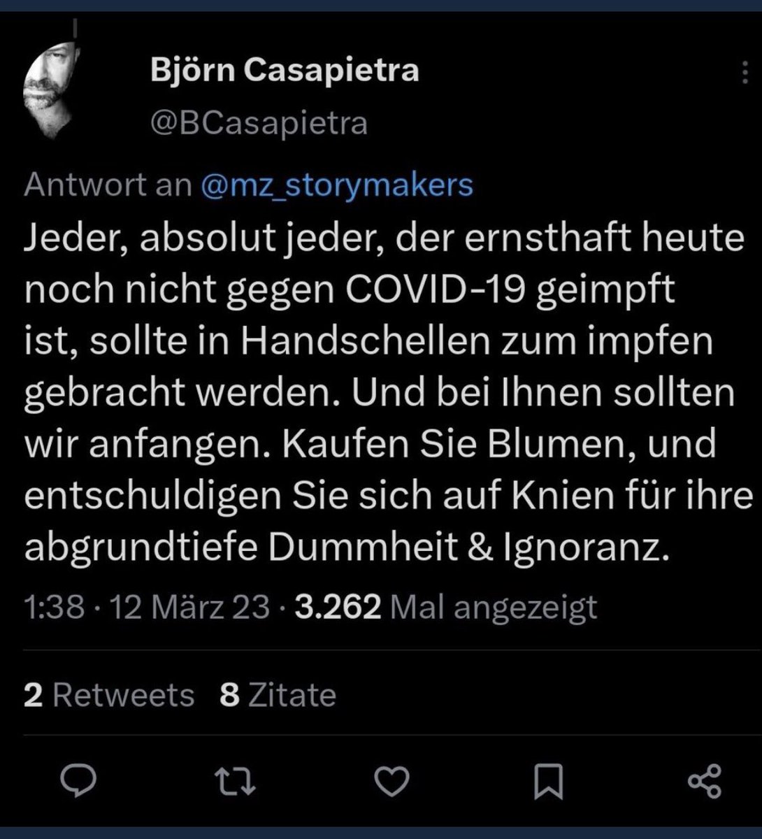 szteffienchen's tweet photo. Das ist kein fake, sondern von heute Nacht. Leider ist der tweet irgendwie wieder „abhanden“ gekommen. Helft mit, dass dieser abgrundtiefe Menschenhass nicht in Vergessenheit gerät und teilt es! https://t.co/INgxe26eoz