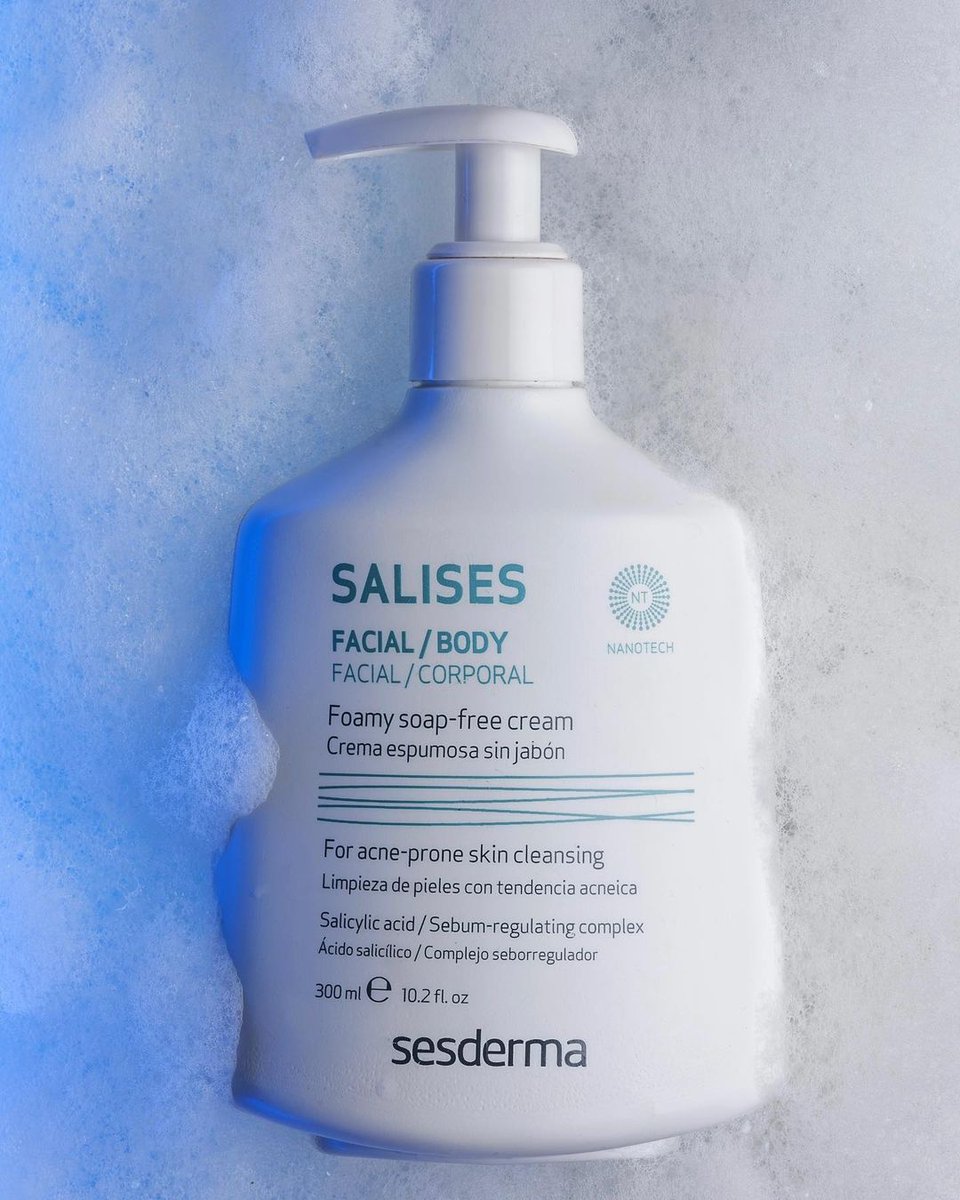 iberiaskinbran1's tweet photo. CLEANSING FOR OILY AND PROBLEM SKIN

The right choice for cleansing oily skin with enlarged pores and blackheads is the @SesdermaUK  SALISES foaming face wash.

#IberiaSKinbrandsUK #SesdermaUK #SesdermaSalises #SelisesCleanser #SoapFree #FaceWash https://t.co/1BpWtvGZmJ