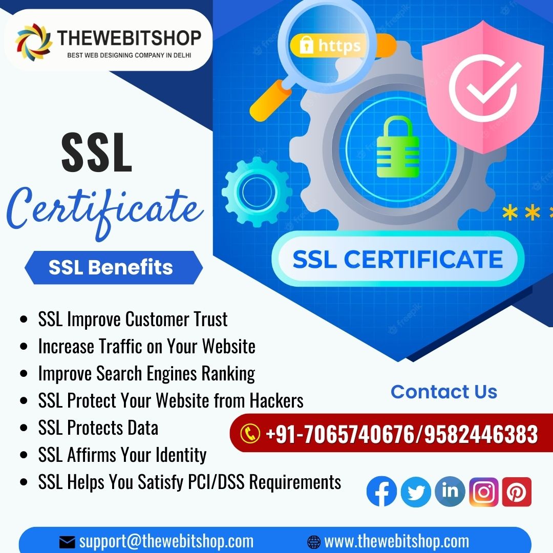 TheWebITShop's tweet photo. 👉 SSL (SECURE SOCKETS LAYER) CERTIFICATE SERVICES
💰 Rs. 2000 INR/Year |
#SSL #SECURESOCKETSLAYER #SecureWebsite #webstie #seo #smo #ppc #digitalmarketing
#thewebitshop
-
The Web IT Shop
📞 +91-7065740676/9582446383
📧 support@thewebitshop.com
🌐 https://t.co/Icg7Msehwp https://t.co/YlhvzOqb7T