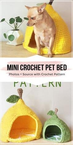 Mini Crochet Pet Bed pattern

Roupas e acessórios para Cachorros e Gatos. #roupadecrocheparacachorro #roupadecrocheparagato #roupadetricoparacachorro #acessoriospet #roupinhapet #roupaparapetcroche