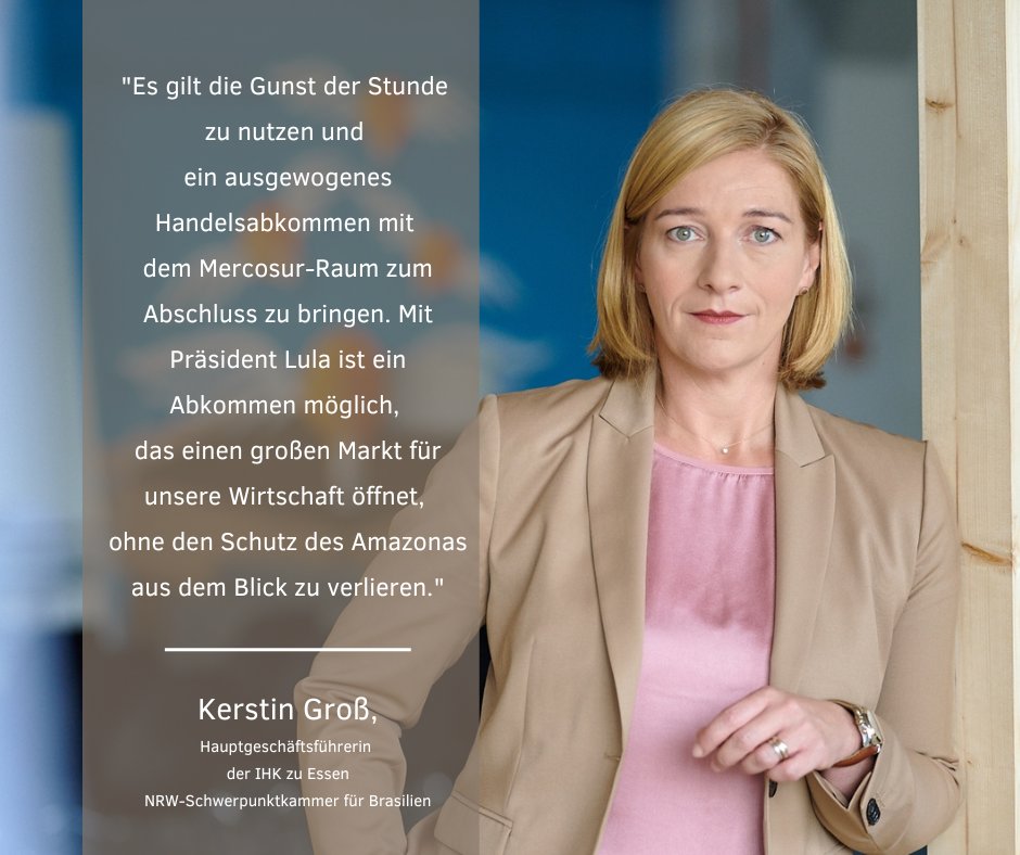 IHK_Essen's tweet photo. Deutsch-Brasilianische #Wirtschaftstage! Eine gute Gelegenheit, um für den Abschluss des #EU-#Mercosur-Abkommens zu werben. Die Chance ist groß für ein #Handelsabkommen, das den Ansprüchen einer nachhaltigen Wirtschaft gerecht wird! #DBWT 🇩🇪 #EEBA 🇧🇷
https://t.co/je0JhX7MHD https://t.co/Di0EgckbPs