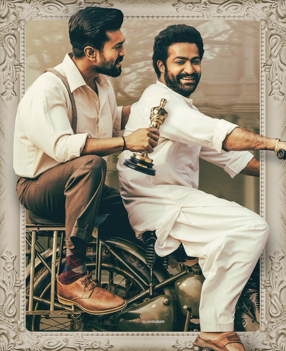 Banuhkk's tweet photo. INCROYABLEEEE 🔥❤️ 
#Oscar2023 #RRR #RamCharanAtOscars https://t.co/ESf9wfhJoi