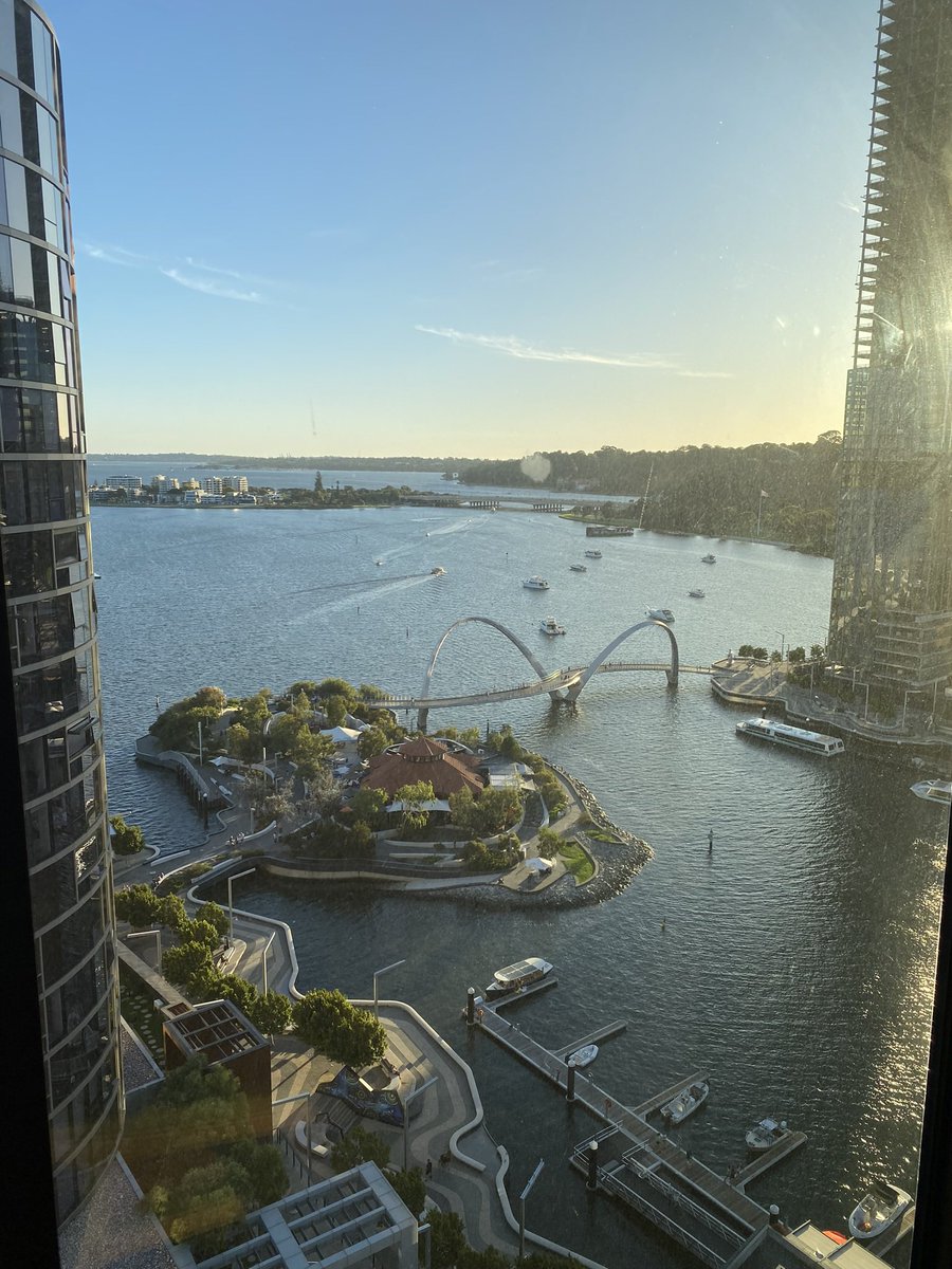 A #RoomWithAView @RitzCarlton #Perth #ThisIsWA #WAtheDreamState #ElizabethQuay We had a great #staycation 😊