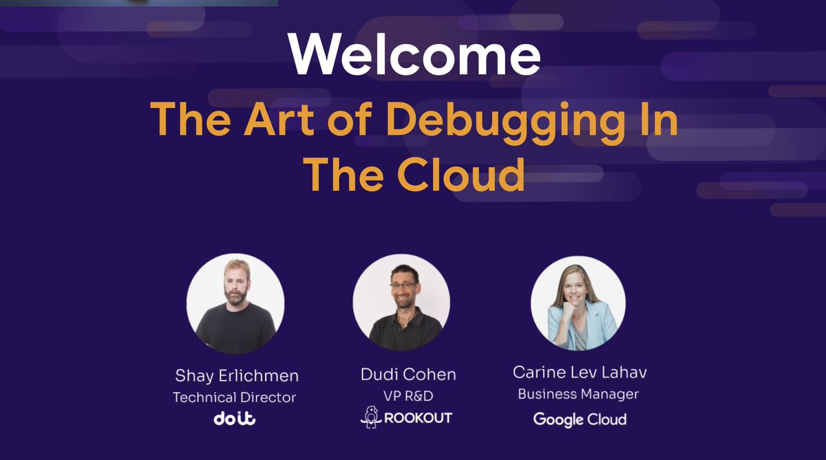 rookoutlabs's tweet photo. 🆕🆕🆕
You must have been waiting for this over the weekend - our #webinar with @Google cloud &amp; @DoiT is now available! 📣 

Find out how you can overcome cloud debugging easily and efficiently> 
https://t.co/7j79KoSx9k

#Clouddebugging #efficiency #GCP https://t.co/Inl9Yuj7y2