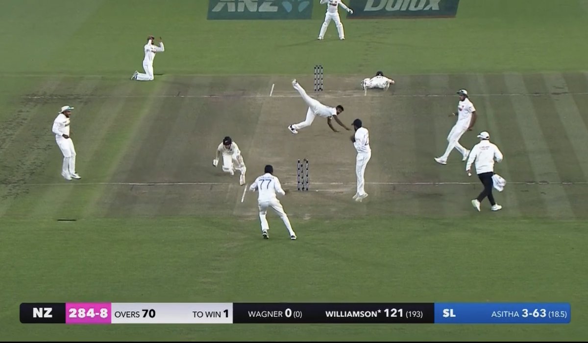 VivegM's tweet photo. Kiwis ❤️ Last ball thriller in test match 🙌 Williamson🔥 https://t.co/ngQ9rTq9Bg