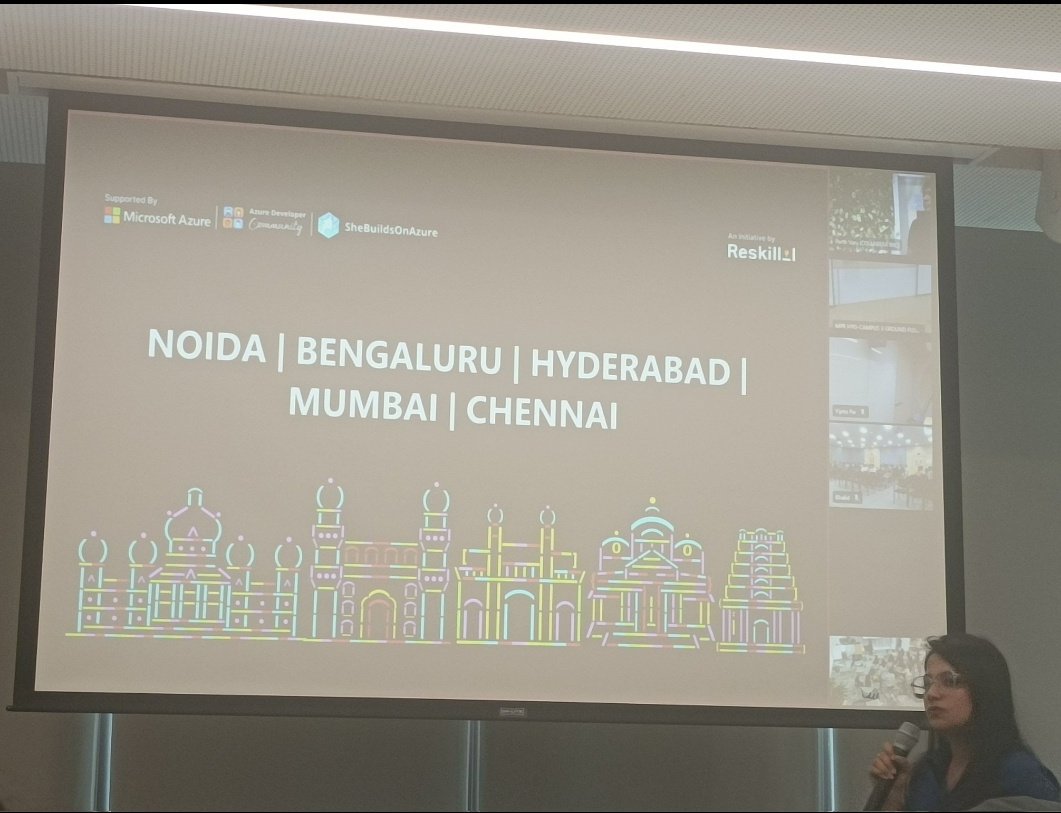 Drishti_2103's tweet image. Attended #AzureOpenSourceDay and had an amazing time learning from renowned tech speakers. Got to learn a lot from the speakers 
Sanya Duggal, Shradha Khapra, Maneesh Sharma! 
Thanks to @mrsarthak001 and @azdevindia for organizing such an outstanding event!