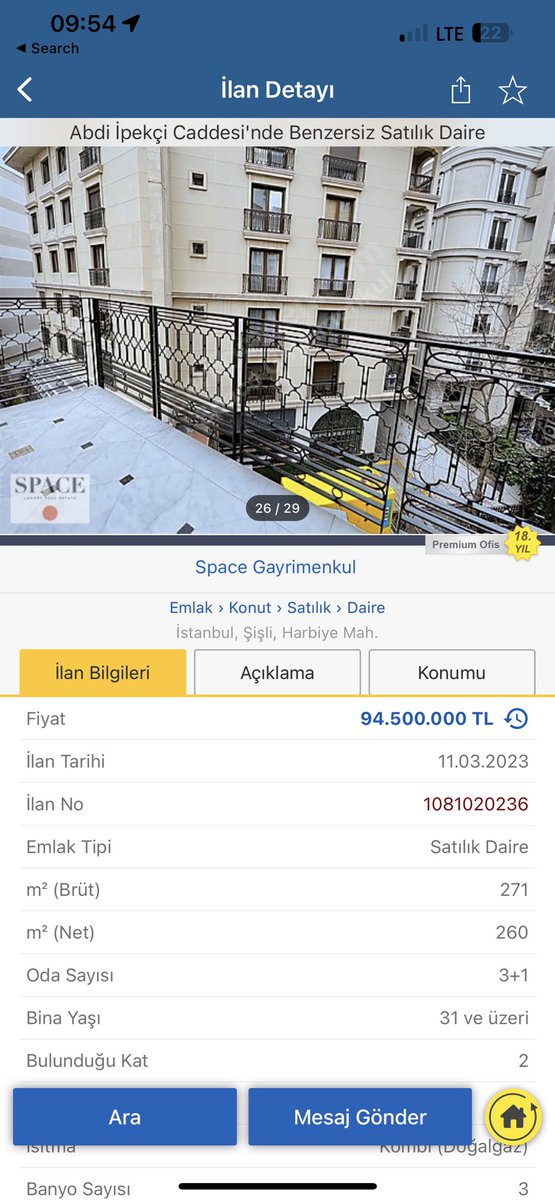 65 milyon tl'ye leonardo da vinci'nin bolonya'daki triplex ve 600m2 olan, aristotele fioravanti tarafindan tasarlanmis evi mi (1, 2, 3) yoksa 95 milyon tl'ye sisli'deki 260m2 bu apartman dairesi (4) mi?