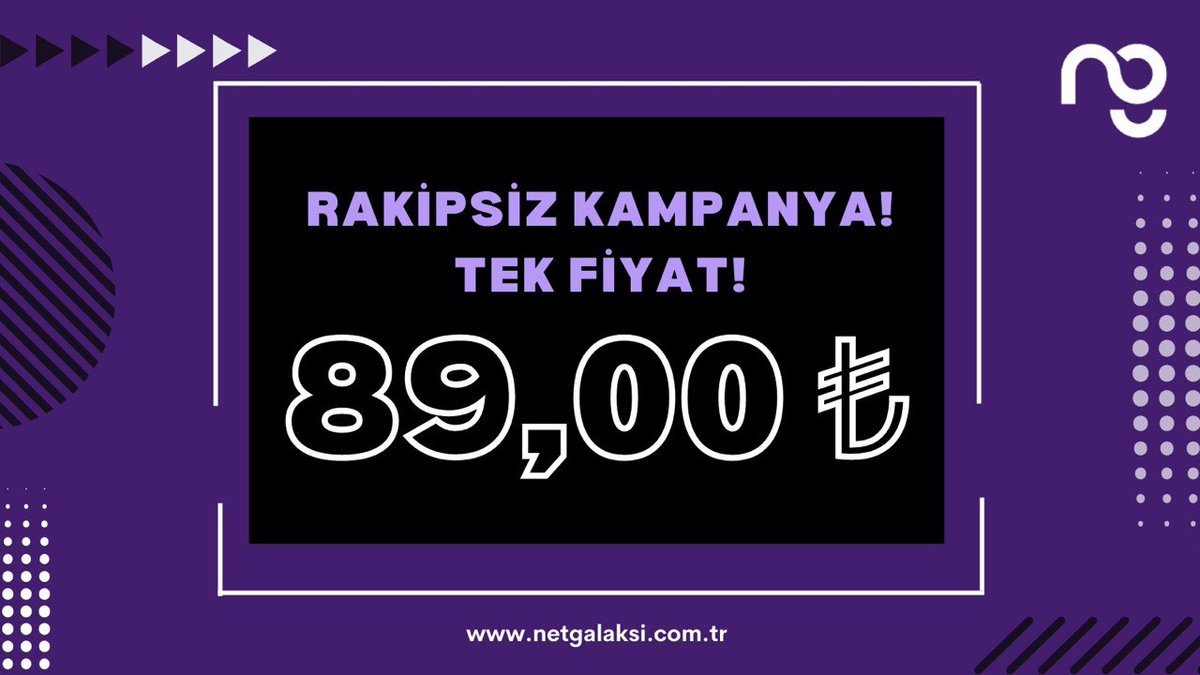 netgalaksi's tweet photo. Tüm yalın internet tarifelerimizi 89,00 ₺ olarak tek fiyatta birleştirdik

Sen de NetGalaksili ol Türkiye'nin en ucuz internetinin keyfini doyasıya çıkar

0850 303 91 46 numaralı hattan çağrı merkezimizle iletişime geçerek tarifelerimiz hakkında detaylı bilgiye ulaşabilirsiniz https://t.co/nw1VpEuo3M