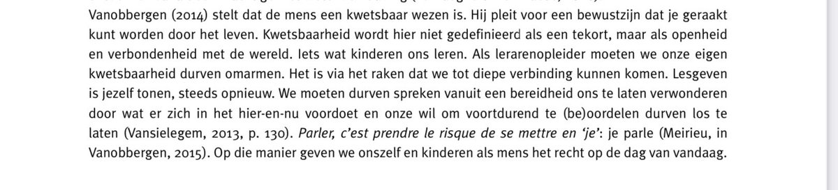 Dank Kaat Verhaeghe voor je sterke artikel Zijn in tijden van Worden!