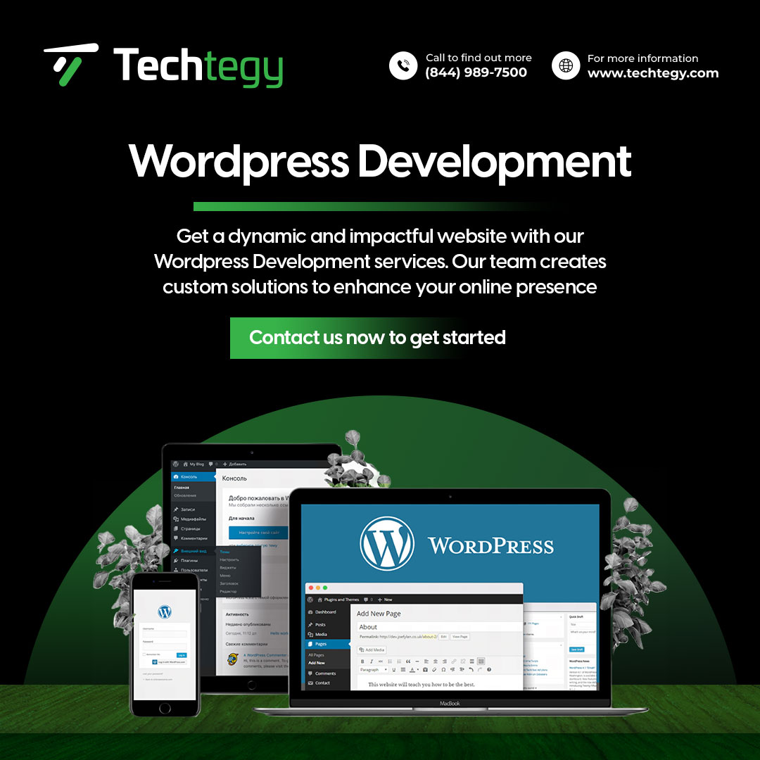 tech_tegy's tweet image. Take your online presence to the next level with our Wordpress Development services. #WordPressDevelopment #WordPressDev #WordPressCoding #WordPressBuilder #WordPressCreation #WordPressTech #WordPressWebDev