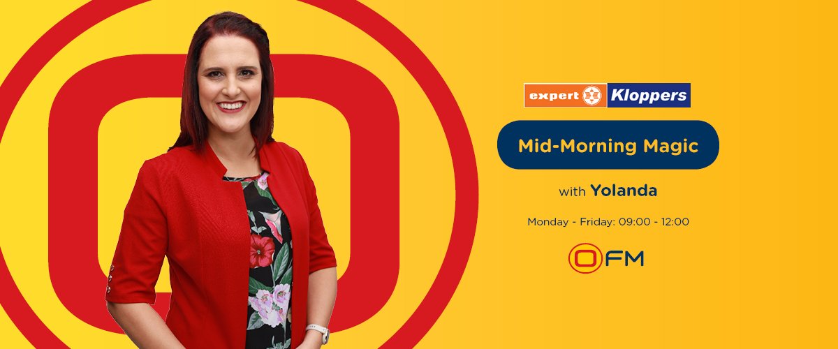 OFMNuus's tweet photo. 🎵Mid-Morning Magic @YolandaMaartens at 09:00 @OFM9497 🎤
💿 Go down memory lane: Bring The Track Back
🗓️Share your community & fundraising events
❤️@SAHeartStroke provides insight this #SaltWeek
⚔Nominate 2 songs with #BATTLEOFTHEAGES
👉🏼 https://t.co/wislNUVOOk https://t.co/s1lXocC05u