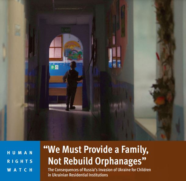 De grootschalige invasie van Rusland in Oekraïne heeft verwoestende gevolgen gehad voor kinderen in tehuizen. 

Meer weten? Lees ons nieuwe rapport:

hrw.org/news/2023/03/1…

Volgtips: <a href="/billvanesveld/">billvanesveld</a> <a href="/yuliagorbunova_/">Yulia Gorbunova</a>
#Mensenrechten