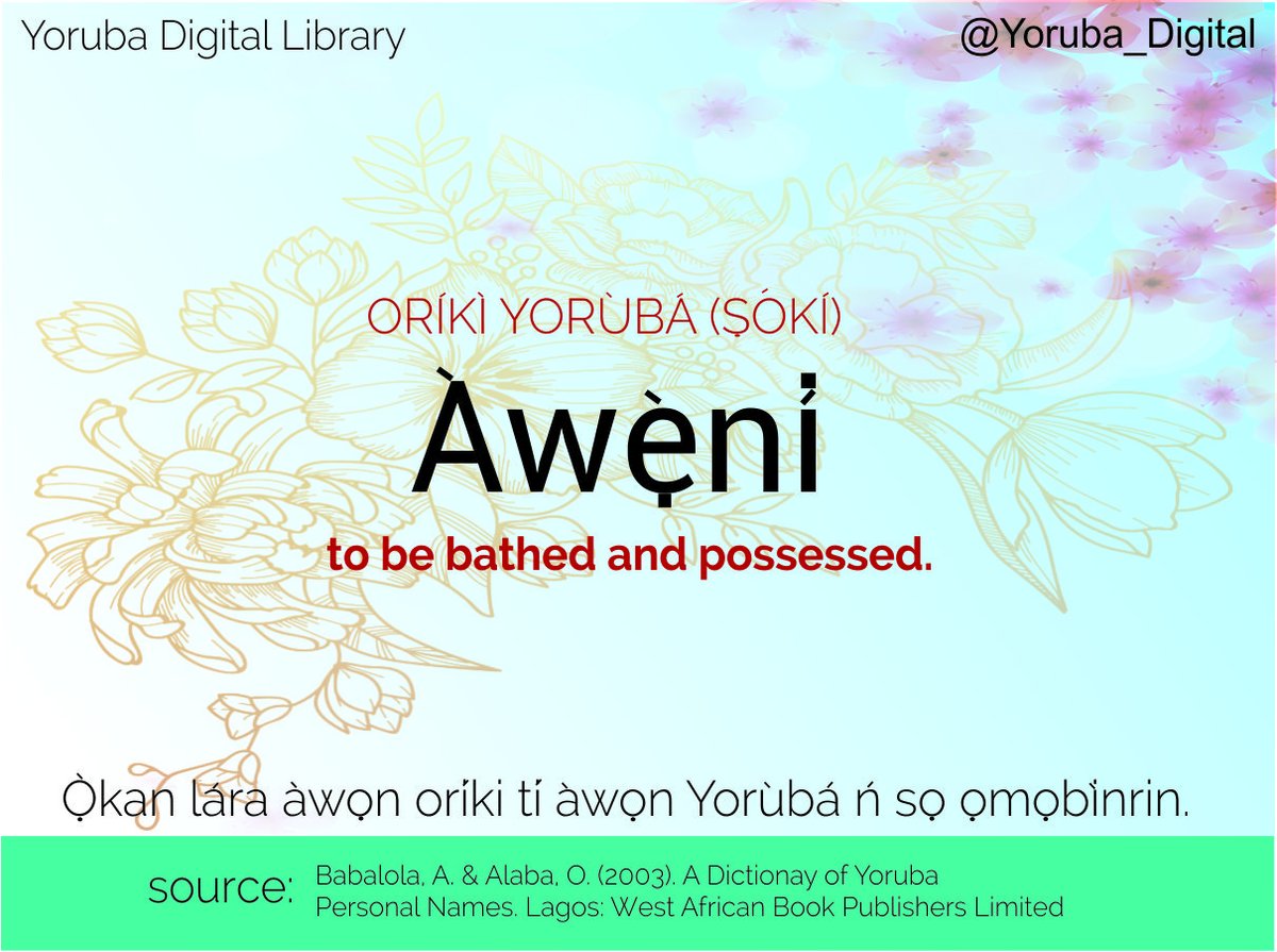 Yorùbá Digital Library tweet media