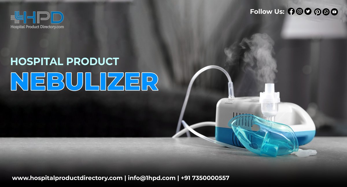 NewHPD's tweet image. How Do Nebulizers Benefit People Suffering From Lung Illnesses? - By HPD

Visit Post:- writeupcafe.com/how-do-nebuliz…

#Nebulizer #nebulizerSuppliers #HospitalProductDirectory