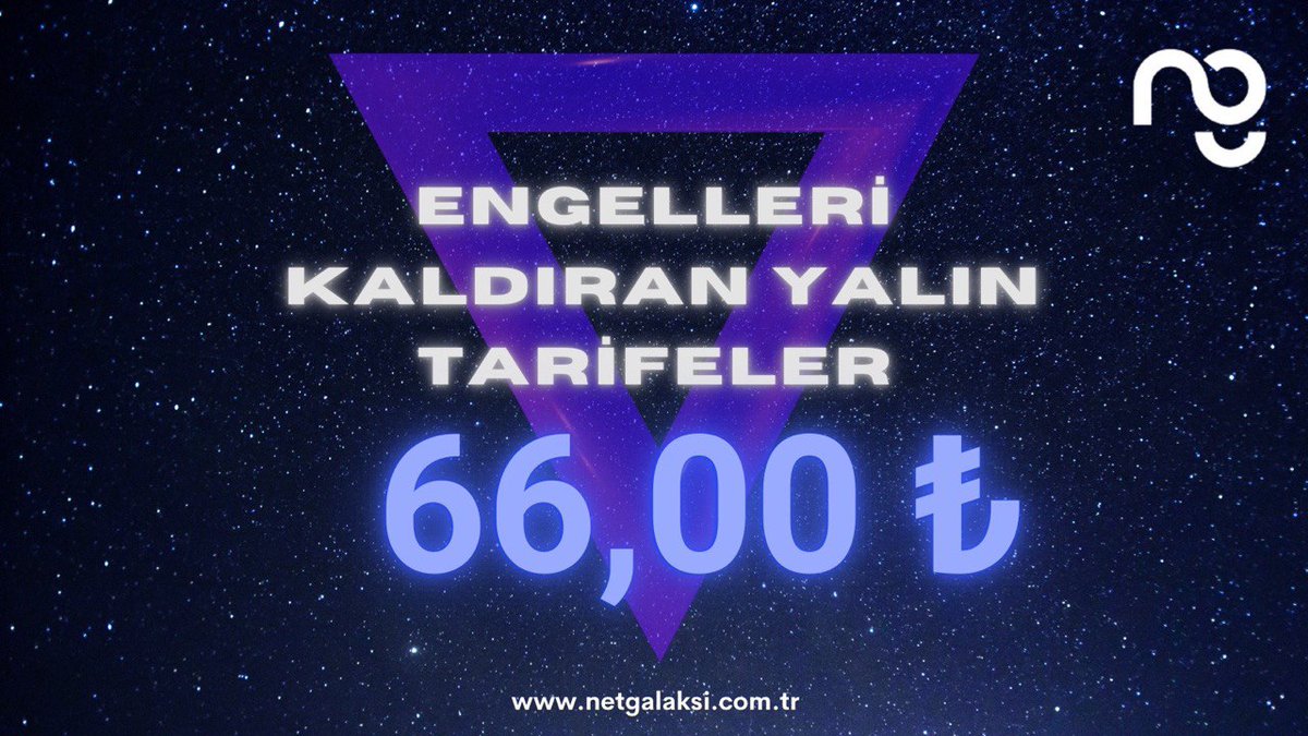 netgalaksi's tweet photo. NetGalaksi’nin engelleri kaldıran yalın tarifesi artık çok daha ucuz! 

NetGalaksi olarak tüm engelsiz yalın tarifelerimizi 66,00 ₺’ye indirerek sabitledik. 

Tarifelerimiz hakkında detaylı bilgi için iletişime geç!

🌐 https://t.co/TSTPshtaac
🕾 0850 303 91 46 https://t.co/fHHQJvvEms